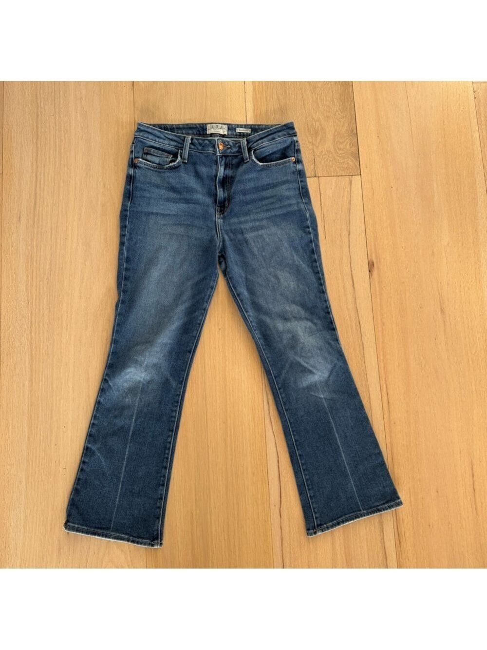 Letter To Juliet Bambino Jeans Flare Wide Leg Medium to Dark Wash Size 29